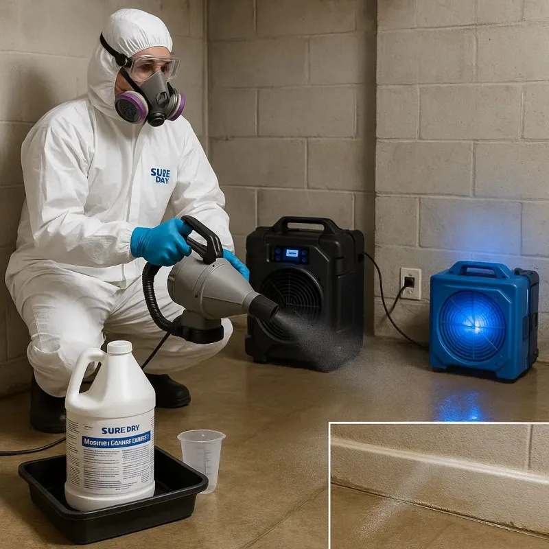 Sanitization and Odor Removal process in Vista Center, NJ