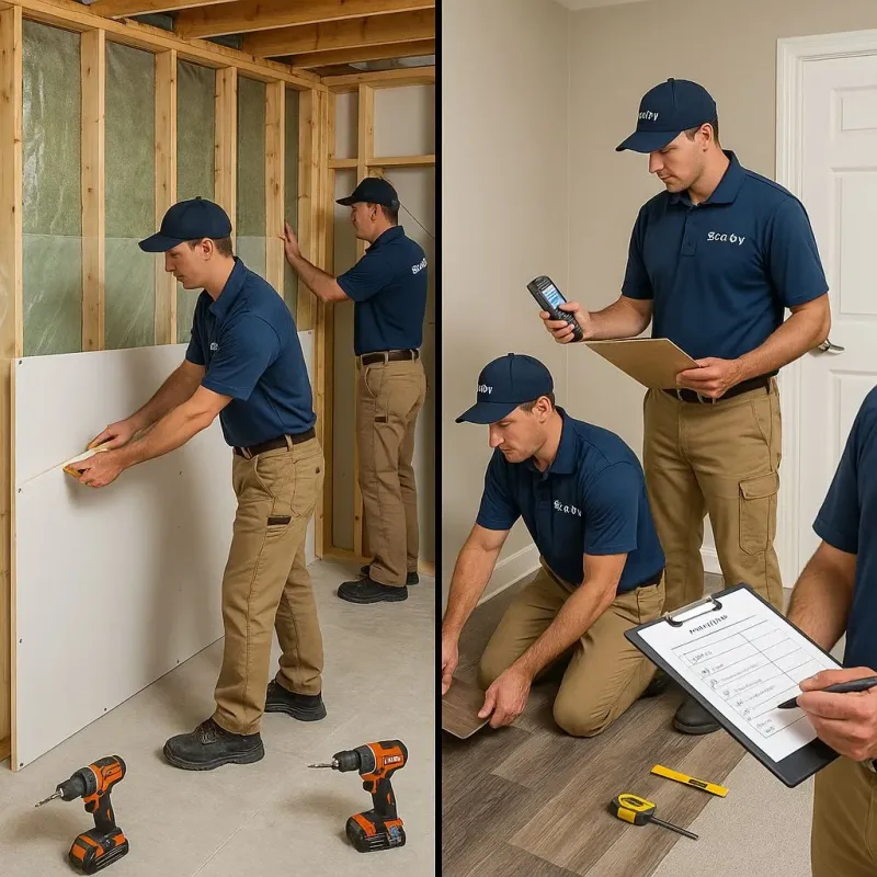 Repairs and Reconstruction process in Vista Center, NJ